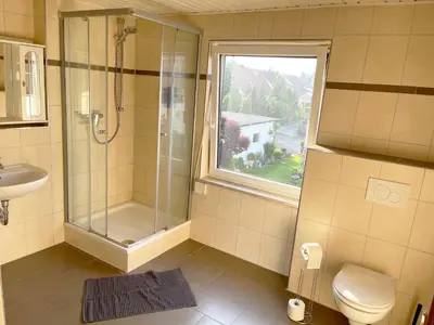 Ein Badezimmer in der Unterkunft Bavaria Home - Parken - Küche - Terrasse