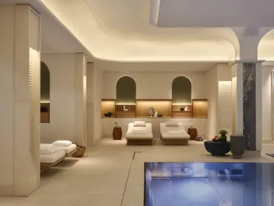 Der Swimmingpool an oder in der Nähe von Rosewood Munich