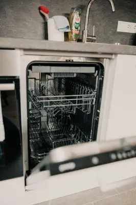 Küche/Küchenzeile in der Unterkunft Wohnung Schrödelstein neues Highlight Fliegenfischen auf der Isar