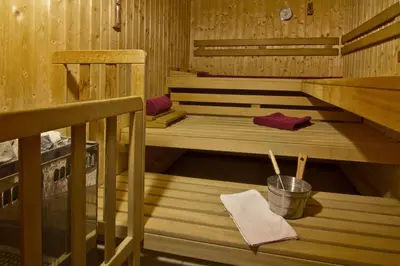 Ein Etagenbett oder Etagenbetten in einem Zimmer der Unterkunft Ferienresidenz Chiemseestrand - Apartment 28