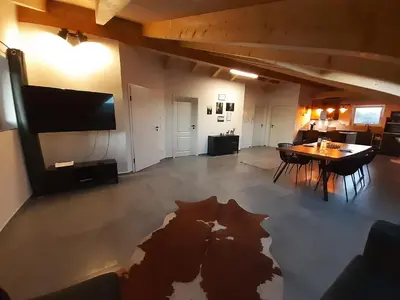 TV/Unterhaltungsangebot in der Unterkunft Panorama-Suite-Chiemsee