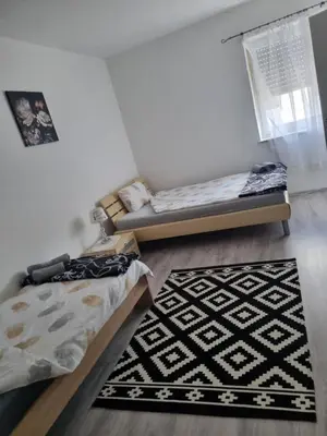Ein Bett oder Betten in einem Zimmer der Unterkunft Monteurwohnung Weigl