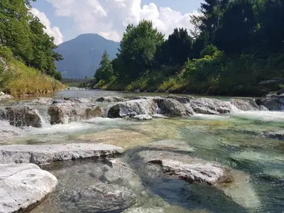 Naturlandschaft in der Nähe des Ferienhauses