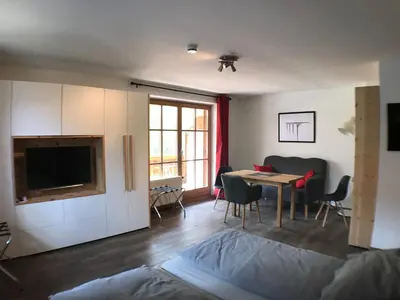 TV/Unterhaltungsangebot in der Unterkunft Apartment Laber