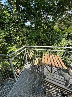 Ein Balkon oder eine Terrasse in der Unterkunft Natur pur Maximilian