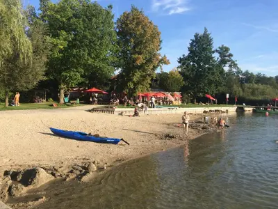 Naturlandschaft in der Nähe des Privatzimmers