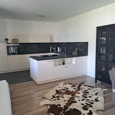Küche/Küchenzeile in der Unterkunft Ferienwohnung Friedlandeck