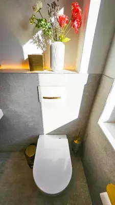 Ein Badezimmer in der Unterkunft Beautiful new L apartment -15 min to Octoberfest