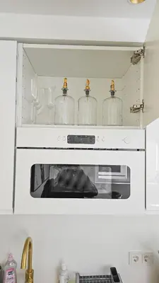 Küche/Küchenzeile in der Unterkunft Beautiful new L apartment -15 min to Octoberfest