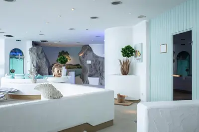 Ein Bett oder Betten in einem Zimmer der Unterkunft Adolphine Garden