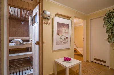 Ein Bett oder Betten in einem Zimmer der Unterkunft Bergschlössl Whg 3