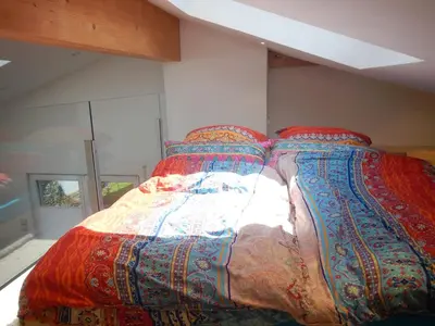 Ein Bett oder Betten in einem Zimmer der Unterkunft Retreat im Ostallgäu