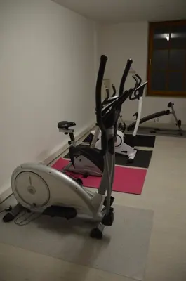 Das Fitnesscenter und/oder die Fitnesseinrichtungen in der Unterkunft Ferienresidenz Chiemseestrand Nr. 8