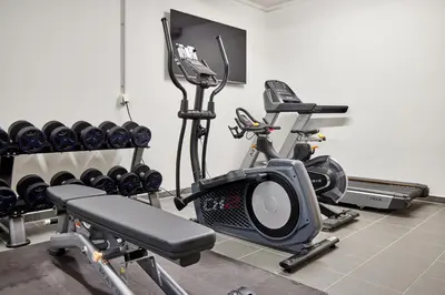 Das Fitnesscenter und/oder die Fitnesseinrichtungen in der Unterkunft Chalet Sunshine