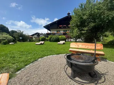 Ein Garten an der Unterkunft ciao-aschau Gschwendtnerhof Ap20 Bunk